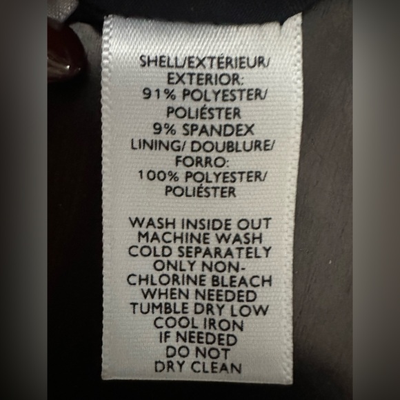 Loft Faux Suede Navy Skirt, Size 12 - Picture 5 of 5